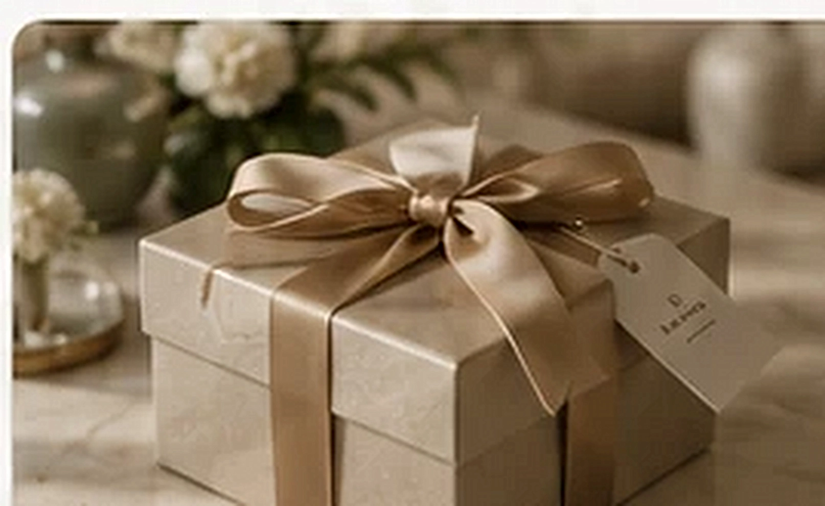 Elegant premium gift boxes tied with ribbon